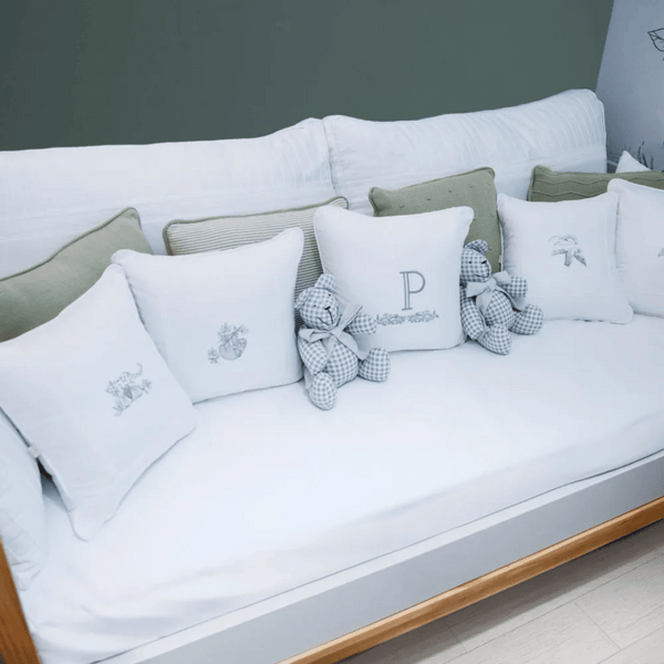 Kit Cama Auxiliar 07 peças Percal 300 Fios 100% Algodão Origem Aime