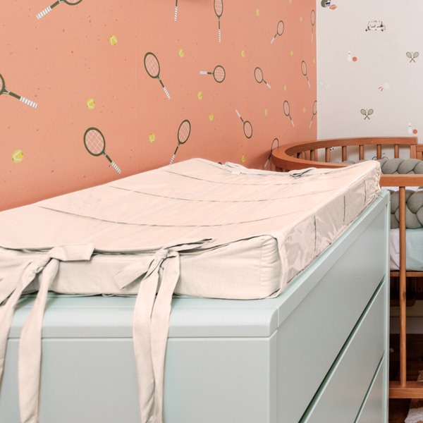 Trocador Anatômico Para Bebê – Coleção Poesia Linho