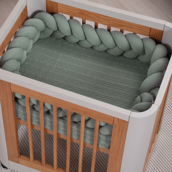 Kit para Mini Berço 02 peças Lauren Verde Oliva