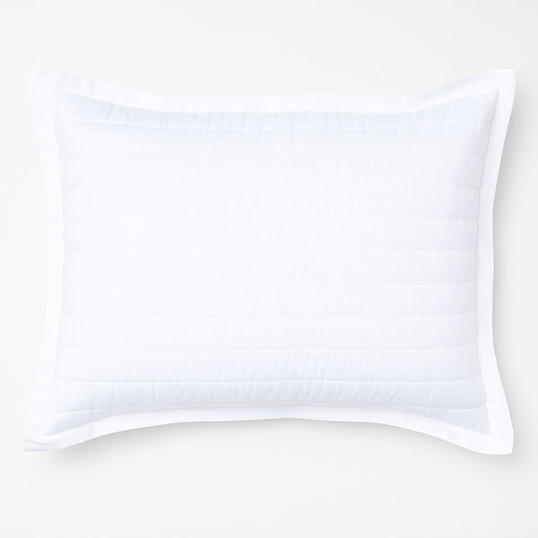 Porta Travesseiro Branco com Detalhes Ripado – Linha Elena Kids
