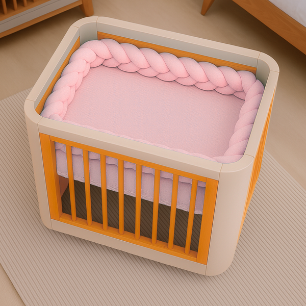 Kit para Mini Berço 02 peças Delicate Rosa Ballerina