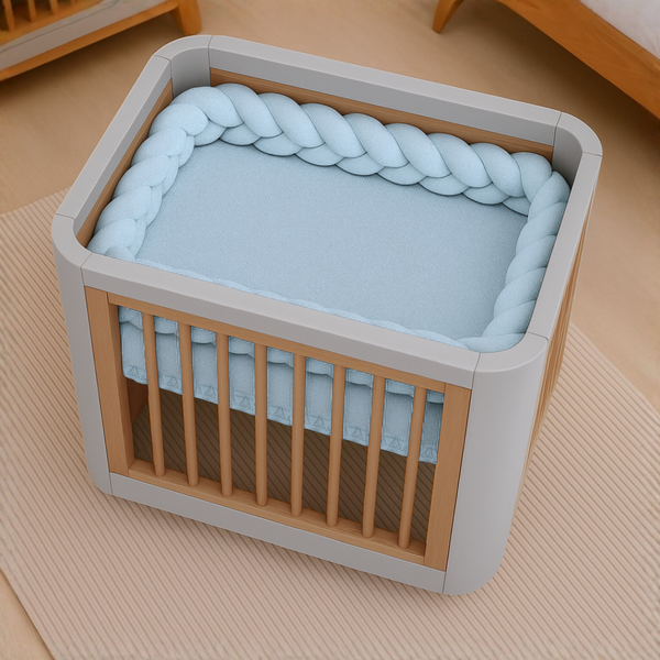 Kit para Mini Berço 02 peças Forest Azul Delicate