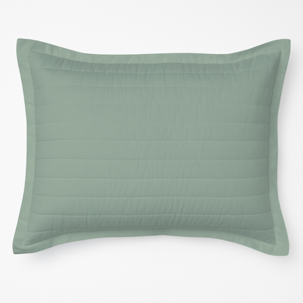 Porta Travesseiro Verde Seco com Detalhes Ripado – Linha Elena Kids