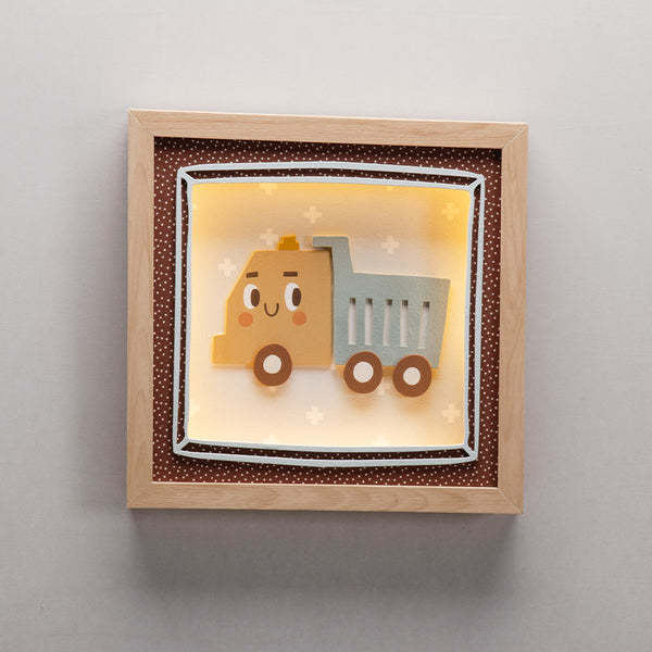 Quadro Decorativo de Luz - Rodinhas Iluminadas - Passeio de Amigos